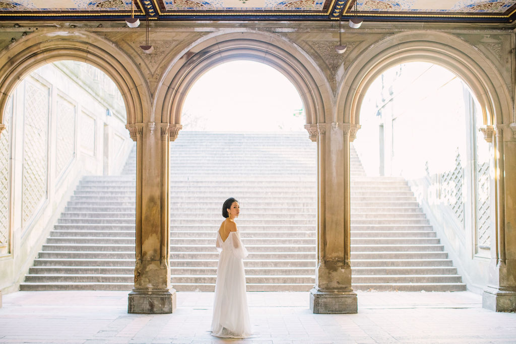 BETHESDA TERRACE BRIDAL SESSION